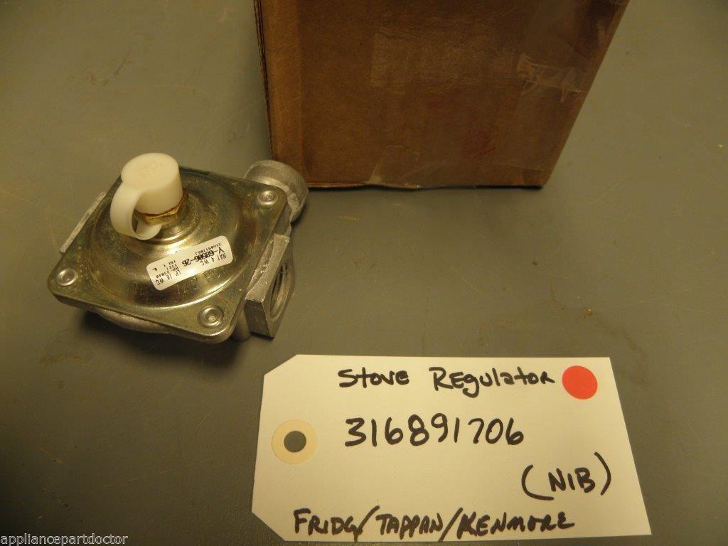 Frigidaire Tappan Kenmore Stove 316891706 Regulator NEW IN BOX Frigidaire Tappan Kenmore Stove 316891706 Regulator NEW IN BOX